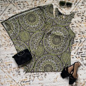 INC TRIBAL PRINT MAXI DRESS